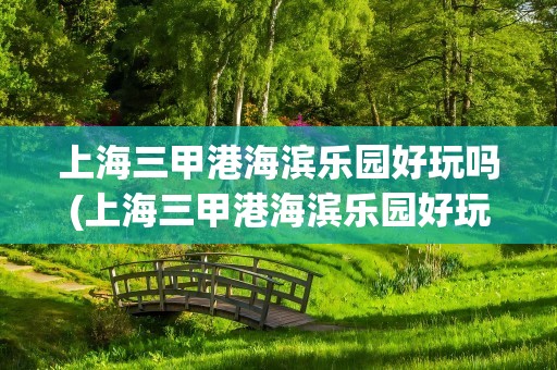 上海三甲港海滨乐园好玩吗(上海三甲港海滨乐园好玩吗现在)