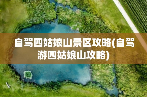 自驾四姑娘山景区攻略(自驾游四姑娘山攻略)