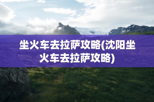 坐火车去拉萨攻略(沈阳坐火车去拉萨攻略)