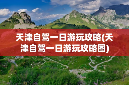 天津自驾一日游玩攻略(天津自驾一日游玩攻略图)