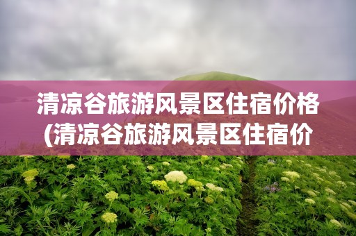 清凉谷旅游风景区住宿价格(清凉谷旅游风景区住宿价格表)