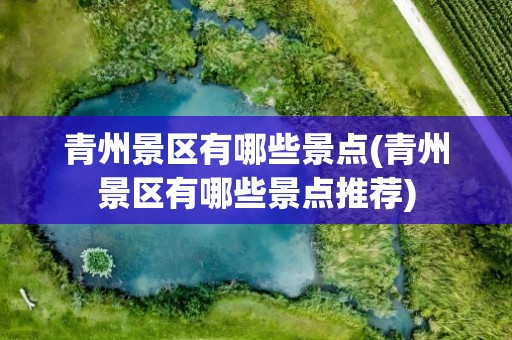 青州景区有哪些景点(青州景区有哪些景点推荐)
