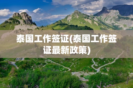 泰国工作签证(泰国工作签证最新政策)