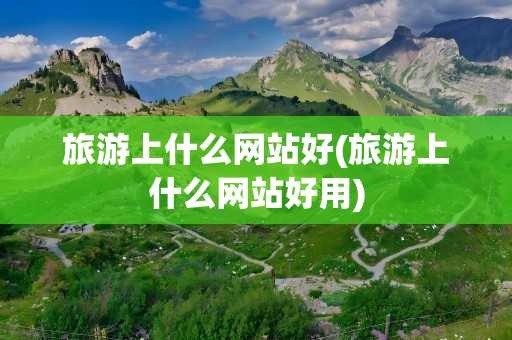 旅游上什么网站好(旅游上什么网站好用)