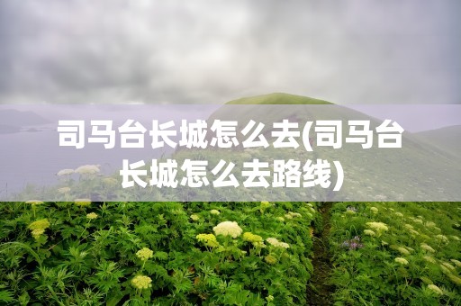 司马台长城怎么去(司马台长城怎么去路线)
