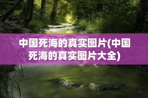 中国死海的真实图片(中国死海的真实图片大全)