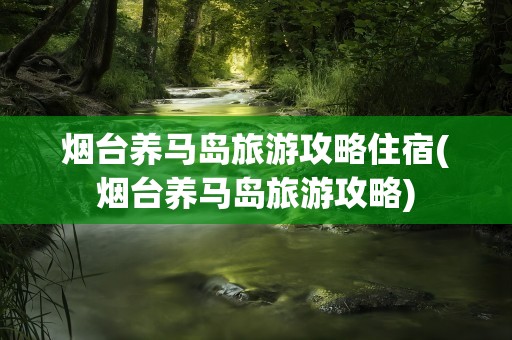 烟台养马岛旅游攻略住宿(烟台养马岛旅游攻略)