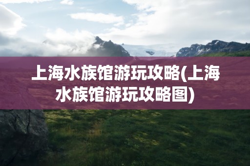 上海水族馆游玩攻略(上海水族馆游玩攻略图)