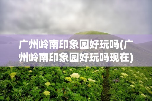 广州岭南印象园好玩吗(广州岭南印象园好玩吗现在)