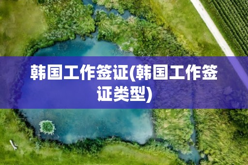 韩国工作签证(韩国工作签证类型)