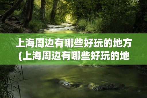 上海周边有哪些好玩的地方(上海周边有哪些好玩的地方春节)