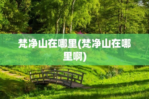 梵净山在哪里(梵净山在哪里啊)