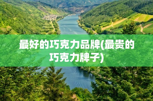 最好的巧克力品牌(最贵的巧克力牌子)