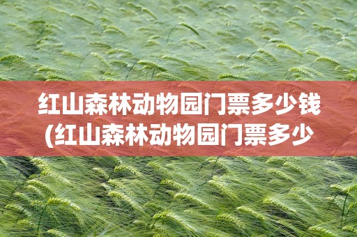 红山森林动物园门票多少钱(红山森林动物园门票多少钱啊)