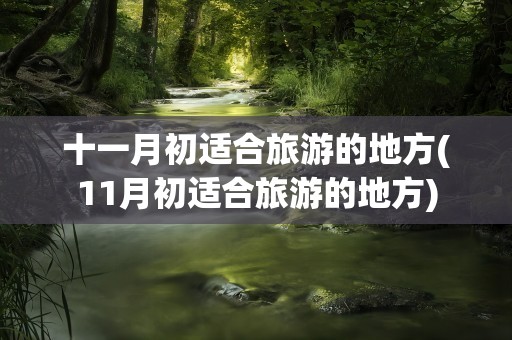 十一月初适合旅游的地方(11月初适合旅游的地方)