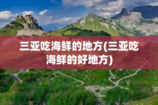 三亚吃海鲜的地方(三亚吃海鲜的好地方)