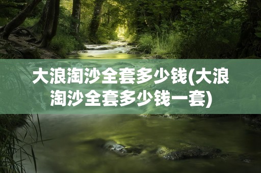 大浪淘沙全套多少钱(大浪淘沙全套多少钱一套)