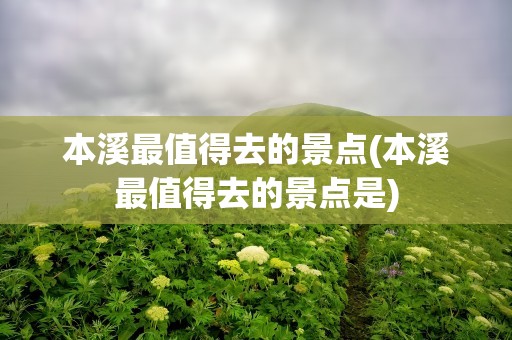 本溪最值得去的景点(本溪最值得去的景点是)