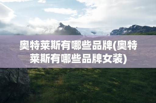 奥特莱斯有哪些品牌(奥特莱斯有哪些品牌女装)