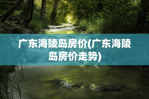 广东海陵岛房价(广东海陵岛房价走势)
