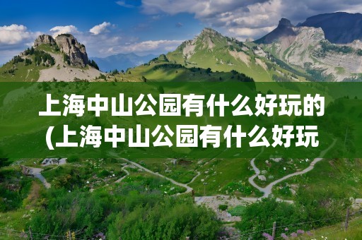 上海中山公园有什么好玩的(上海中山公园有什么好玩的吗)