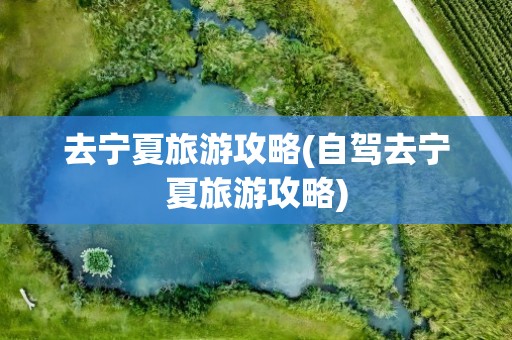 去宁夏旅游攻略(自驾去宁夏旅游攻略)