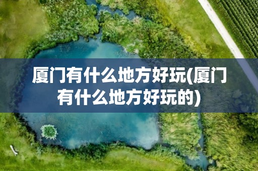 厦门有什么地方好玩(厦门有什么地方好玩的)