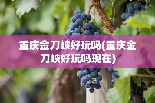 重庆金刀峡好玩吗(重庆金刀峡好玩吗现在)