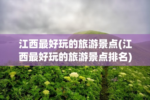 江西最好玩的旅游景点(江西最好玩的旅游景点排名)