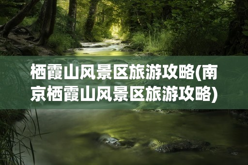 栖霞山风景区旅游攻略(南京栖霞山风景区旅游攻略)