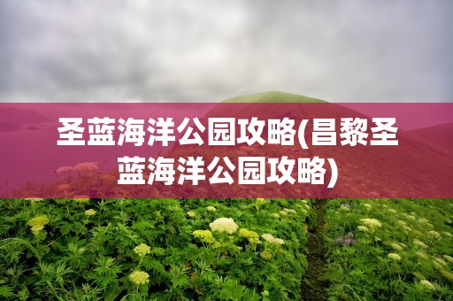 圣蓝海洋公园攻略(昌黎圣蓝海洋公园攻略)