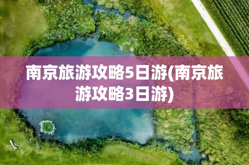南京旅游攻略5日游(南京旅游攻略3日游)