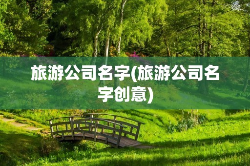 旅游公司名字(旅游公司名字创意)