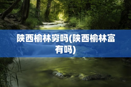 陕西榆林穷吗(陕西榆林富有吗)