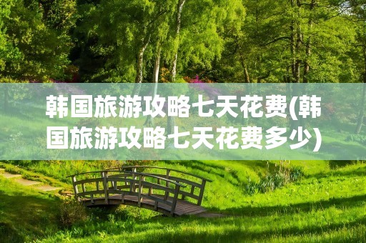 韩国旅游攻略七天花费(韩国旅游攻略七天花费多少)