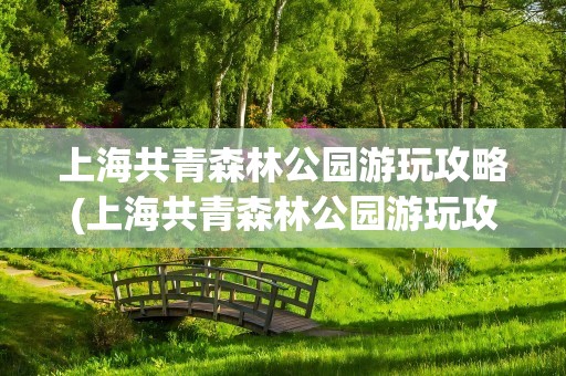 上海共青森林公园游玩攻略(上海共青森林公园游玩攻略图)