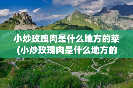 小炒玫瑰肉是什么地方的菜(小炒玫瑰肉是什么地方的菜品)