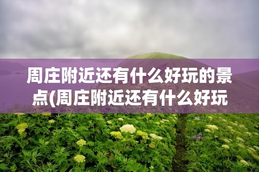 周庄附近还有什么好玩的景点(周庄附近还有什么好玩的景点推荐)