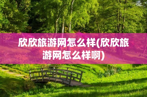 欣欣旅游网怎么样(欣欣旅游网怎么样啊)