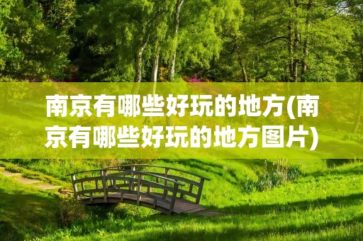 南京有哪些好玩的地方(南京有哪些好玩的地方图片)