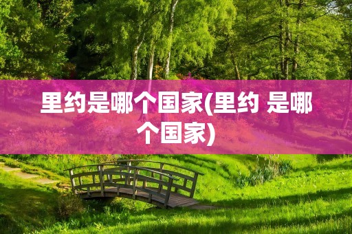里约是哪个国家(里约 是哪个国家)