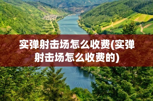 实弹射击场怎么收费(实弹射击场怎么收费的)
