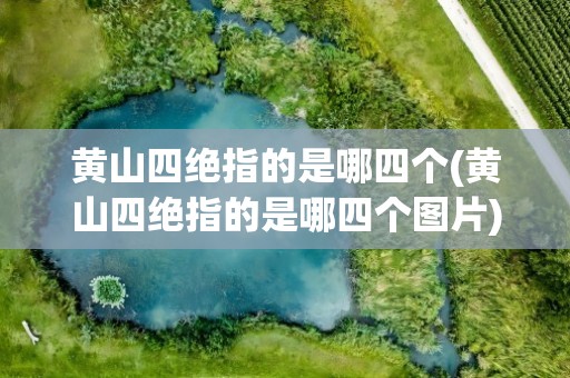 黄山四绝指的是哪四个(黄山四绝指的是哪四个图片)
