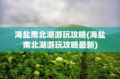 海盐南北湖游玩攻略(海盐南北湖游玩攻略最新)