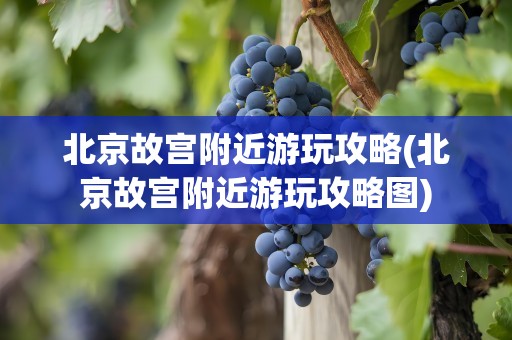 北京故宫附近游玩攻略(北京故宫附近游玩攻略图)