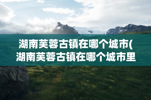 湖南芙蓉古镇在哪个城市(湖南芙蓉古镇在哪个城市里)