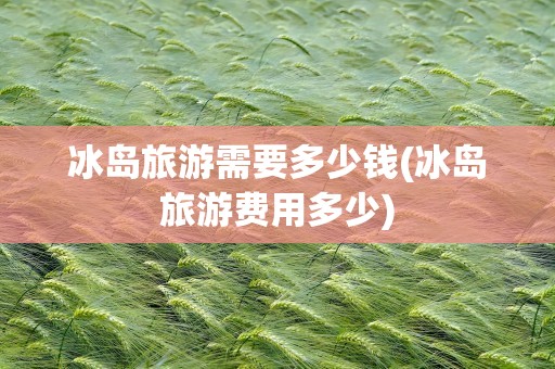 冰岛旅游需要多少钱(冰岛旅游费用多少)