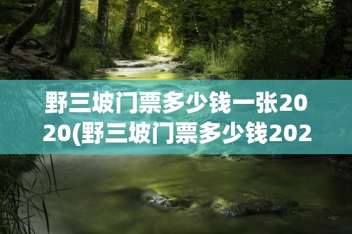 野三坡门票多少钱一张2020(野三坡门票多少钱2021)