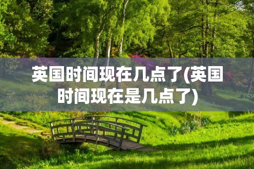 英国时间现在几点了(英国时间现在是几点了)