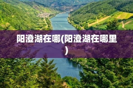 阳澄湖在哪(阳澄湖在哪里)